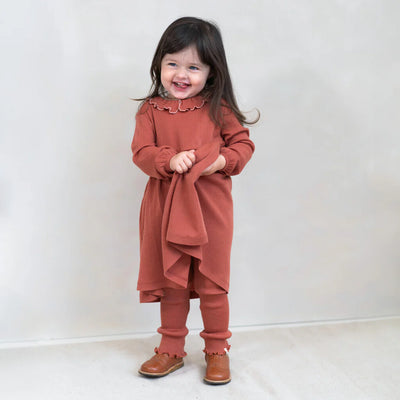 Minimalisma - Arona-frill 6-14Y - Autumn Blush
