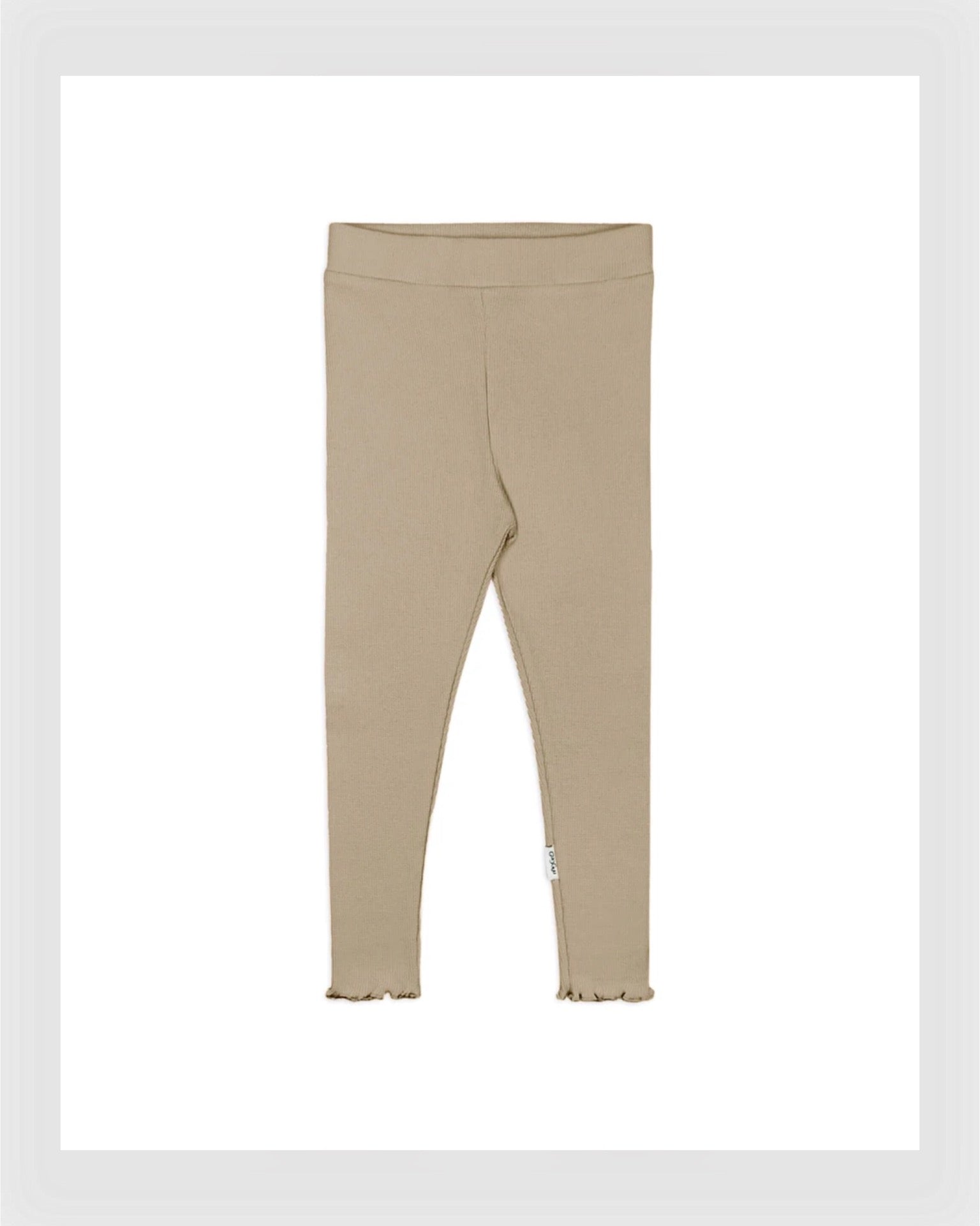 Gugguu Classic Rib Leggings brown