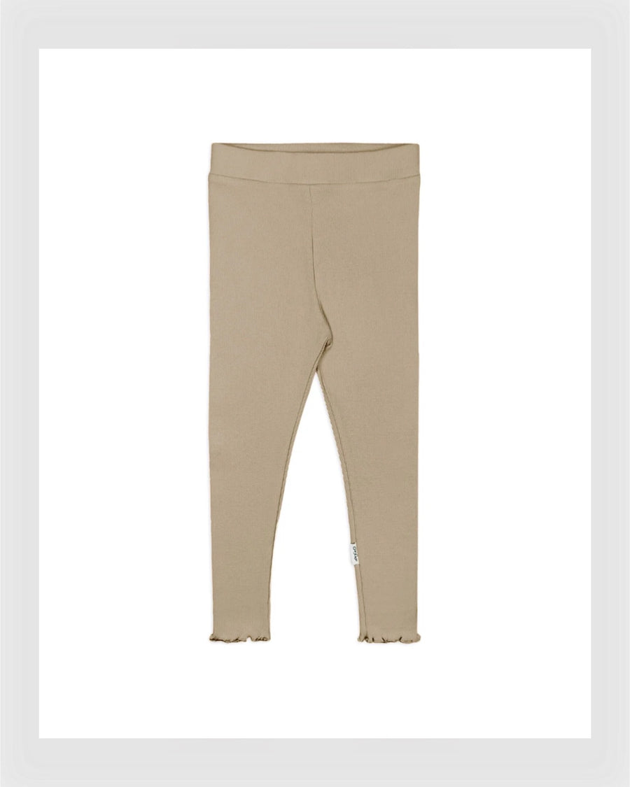 Gugguu Classic Rib Leggings brown
