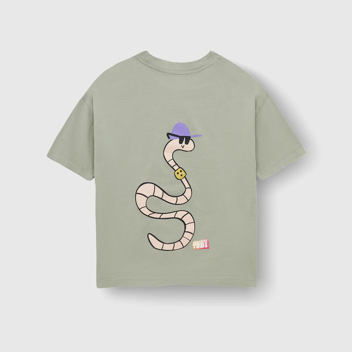 PLAYPLAY PAULY Checker Tobi REGENWURM T-Shirt