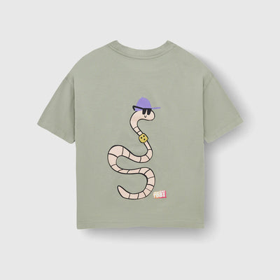 PLAYPLAY PAULY Checker Tobi REGENWURM T-Shirt