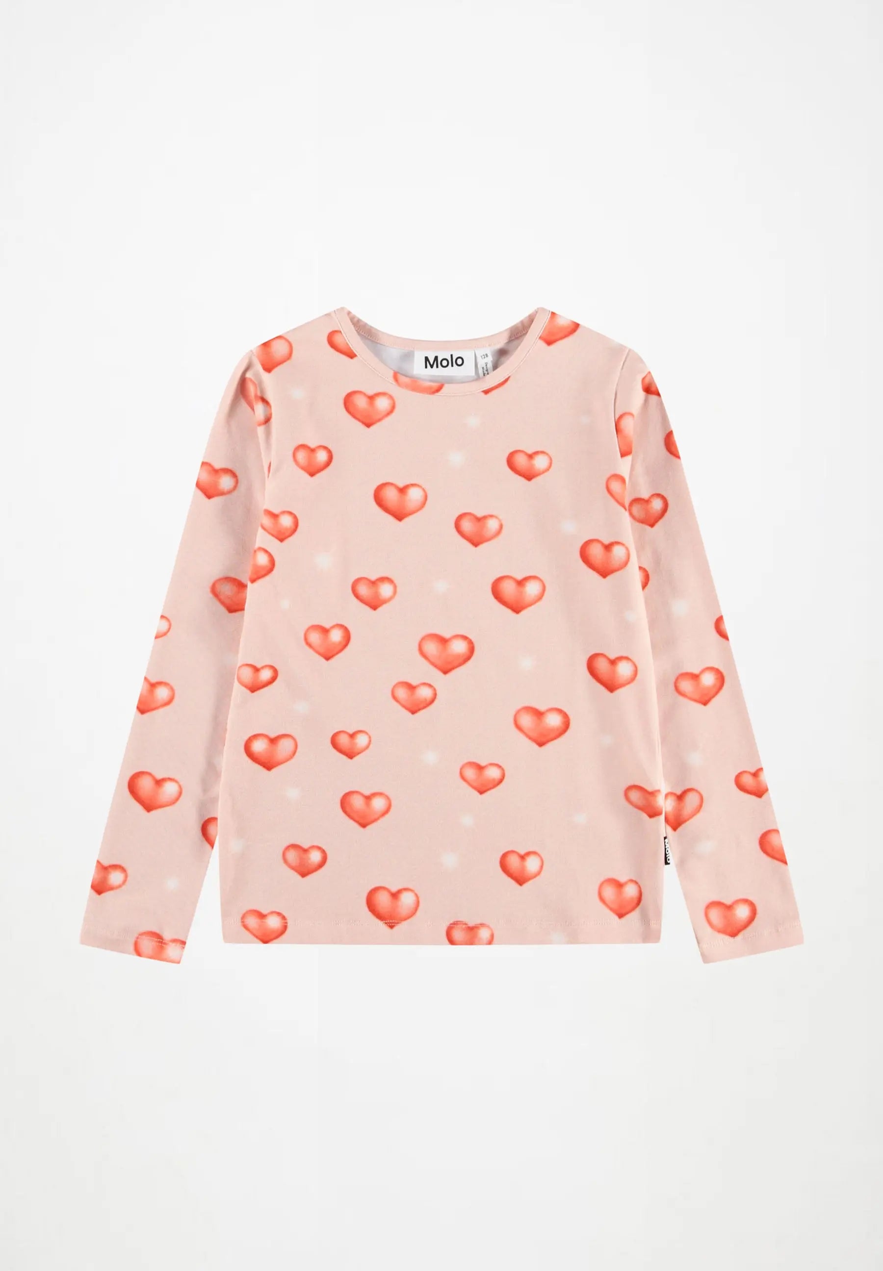 Molo Shirt Rose Airbrush Hearts