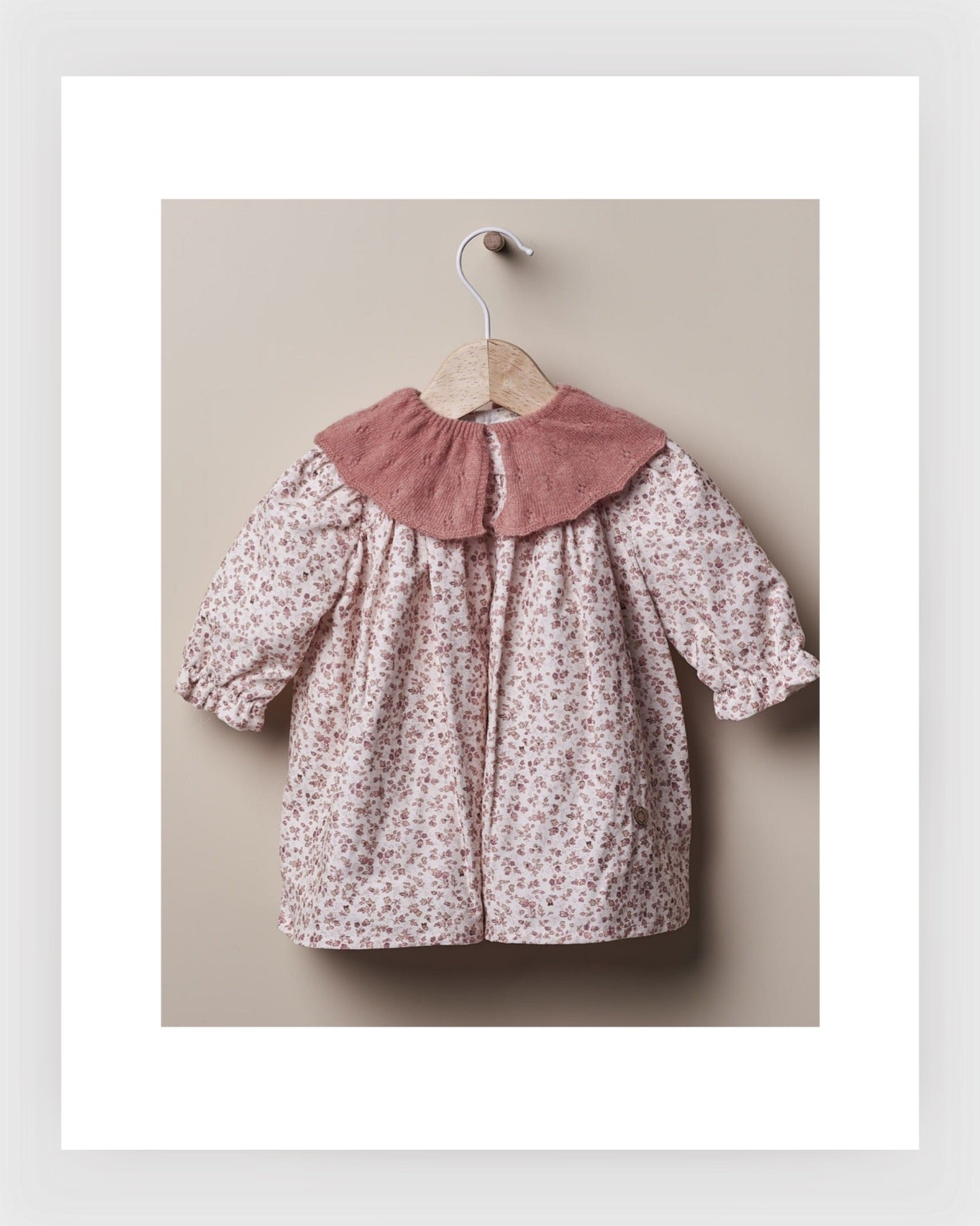 Wedoble Geblümtes Baumwollkleid | TÖNE VON GÄRTEN IM WINTER