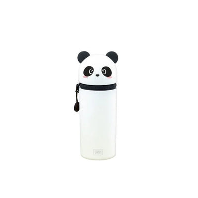 Legami 2-in-1 Silikon-Federmäppchen - Kawaii - Panda