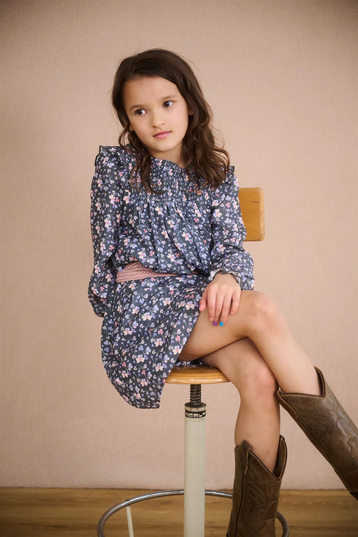 Nono Kleid Maan Blumen