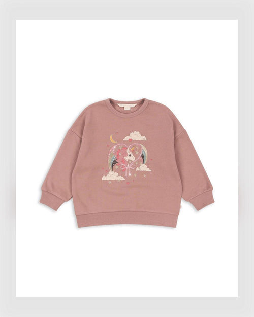 Konges Sløjd Sweatshirt Lou Mahogany rose