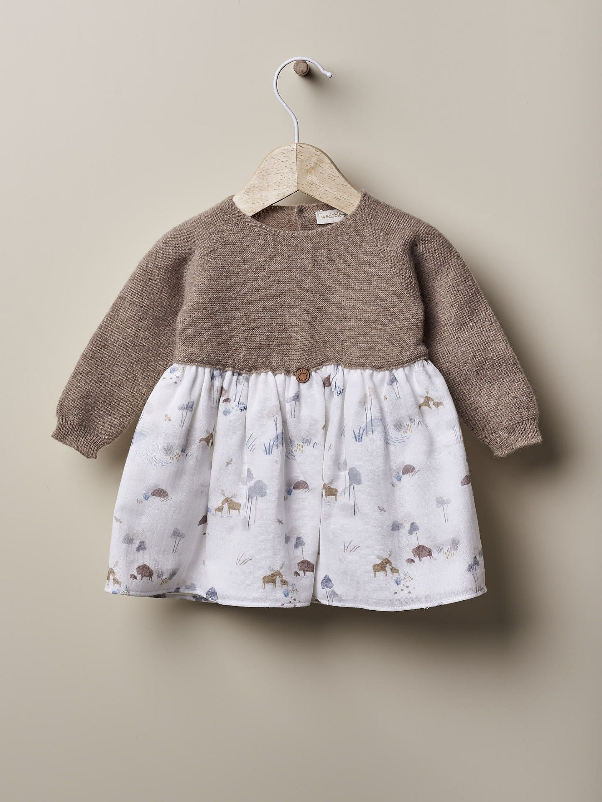 Wedoble Kleid mit Aquarellstoff | LIEBE IN WINTERTAGEN