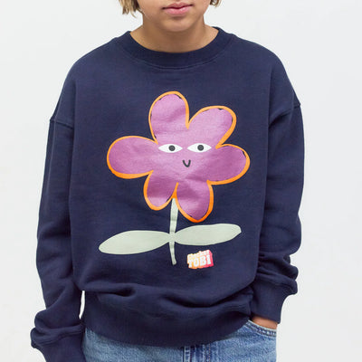 PLAYPLAY PAULY Checker Tobi Blume Sweatshirt