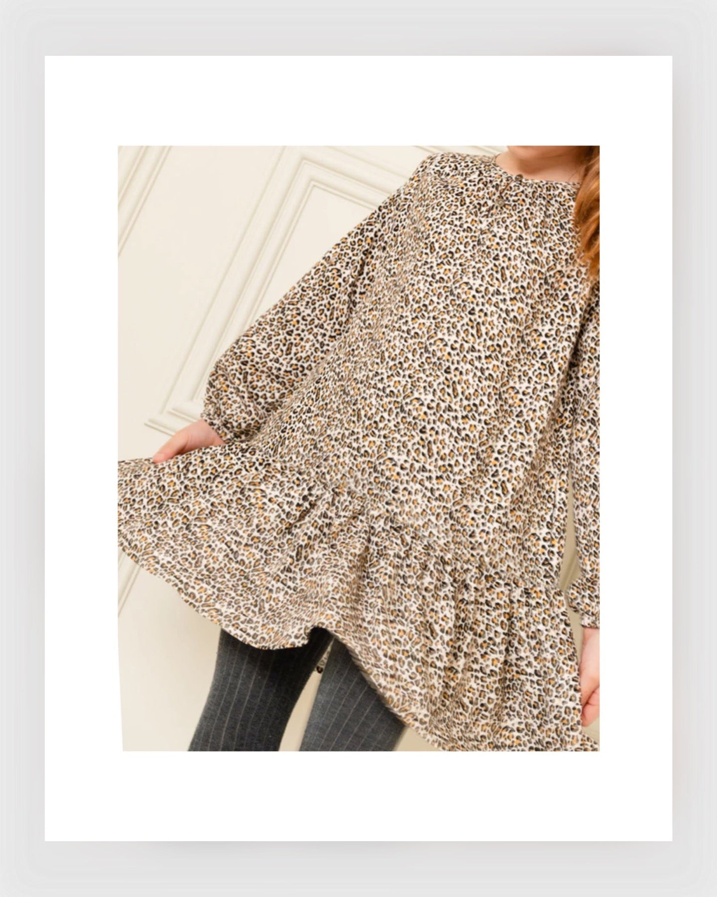 Like Flo Dress Meau Leopard