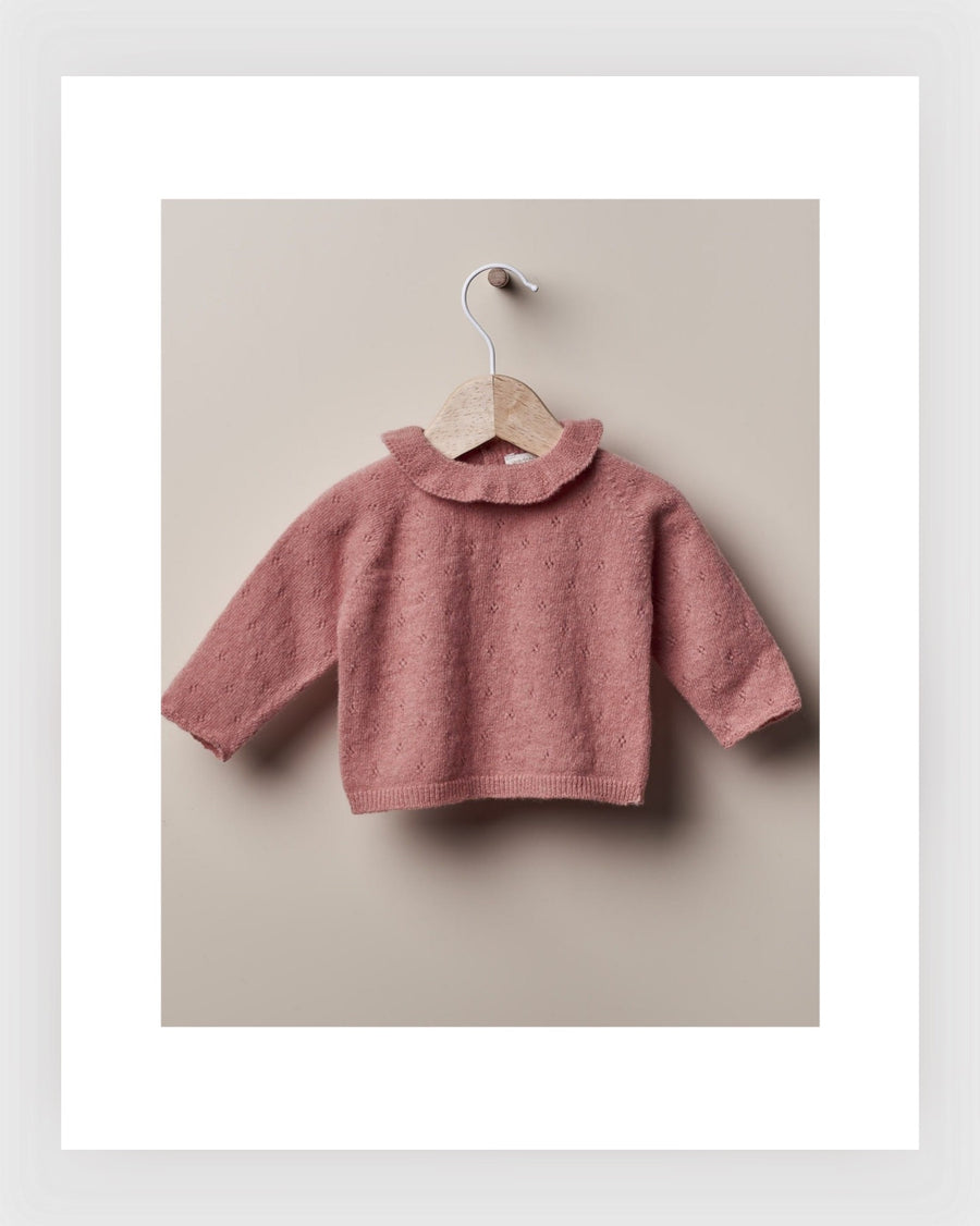 Wedoble Pullover aus Wolle gestrickt | TÖNE VON GÄRTEN IM WINTER