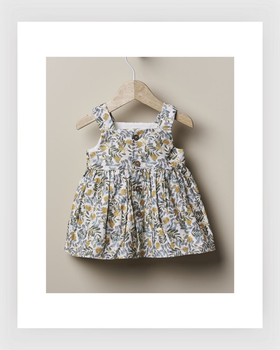 Geblümtes Kleid mit Schulterträgern | GESCHICHTEN EINES VERZAUBERTEN WALDES