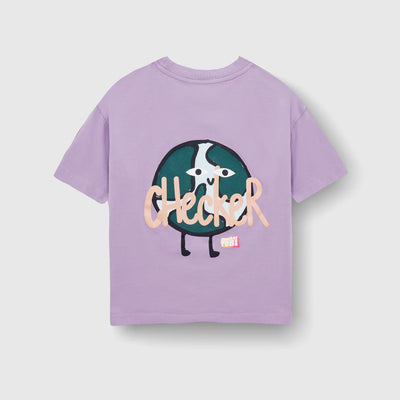 PLAYPLAY PAULY Checker Tobi ERDE T-Shirt