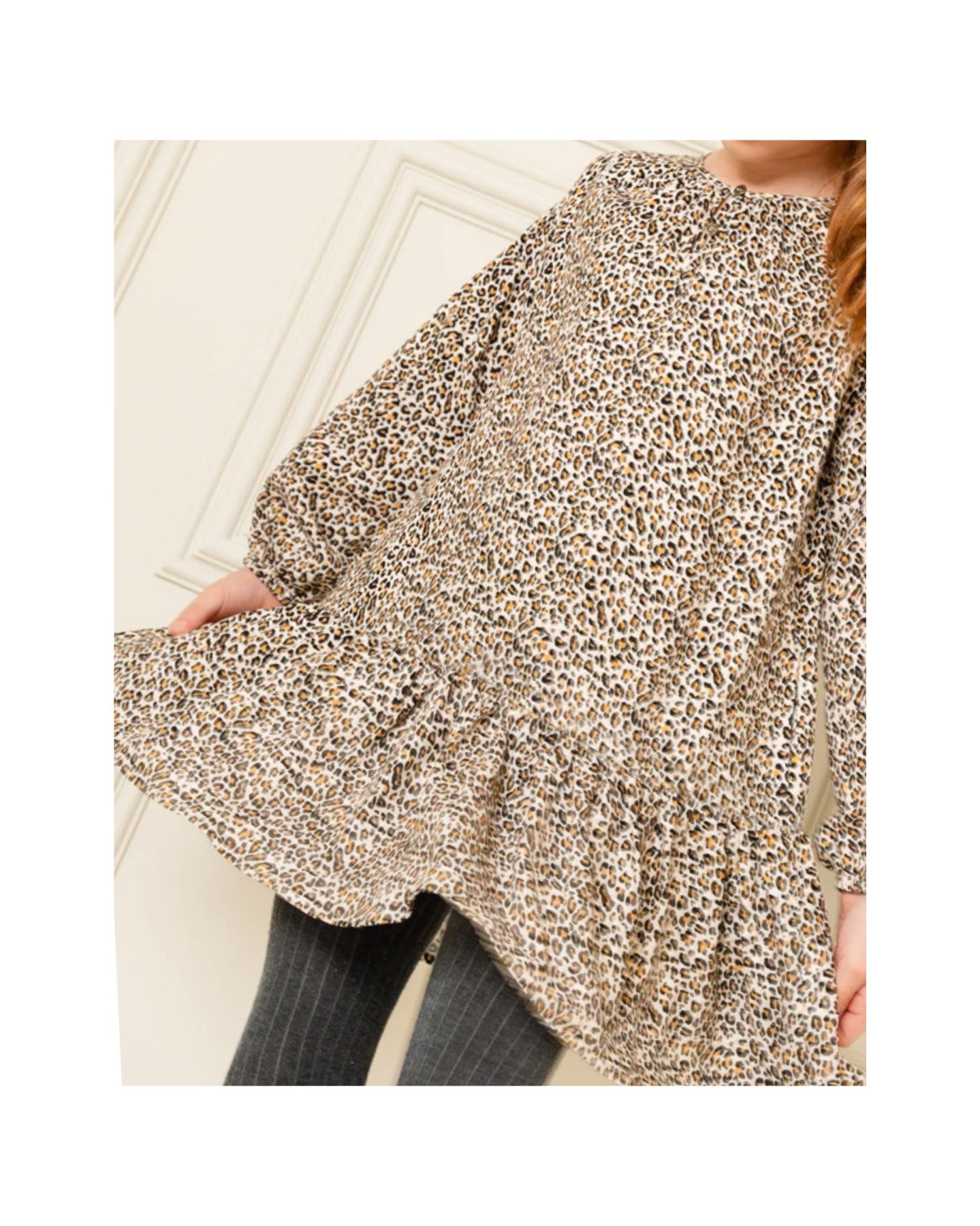 Like Flo Dress Meau Leopard