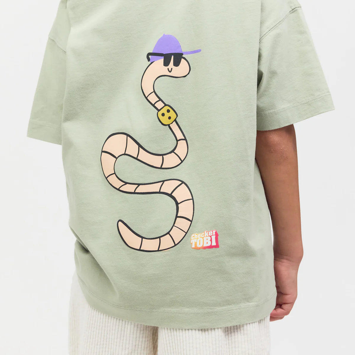 PLAYPLAY PAULY Checker Tobi REGENWURM T-Shirt