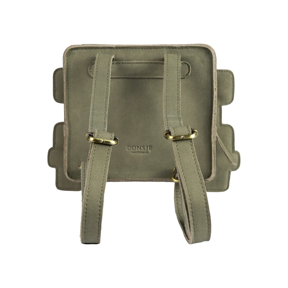 DONSJE Bazzie Backpack | Jeep | Stone Nubuck