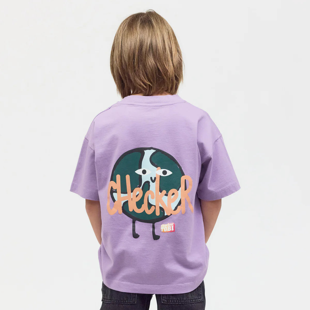 PLAYPLAY PAULY Checker Tobi ERDE T-Shirt