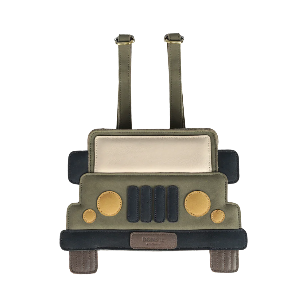 DONSJE Bazzie Backpack | Jeep | Stone Nubuck
