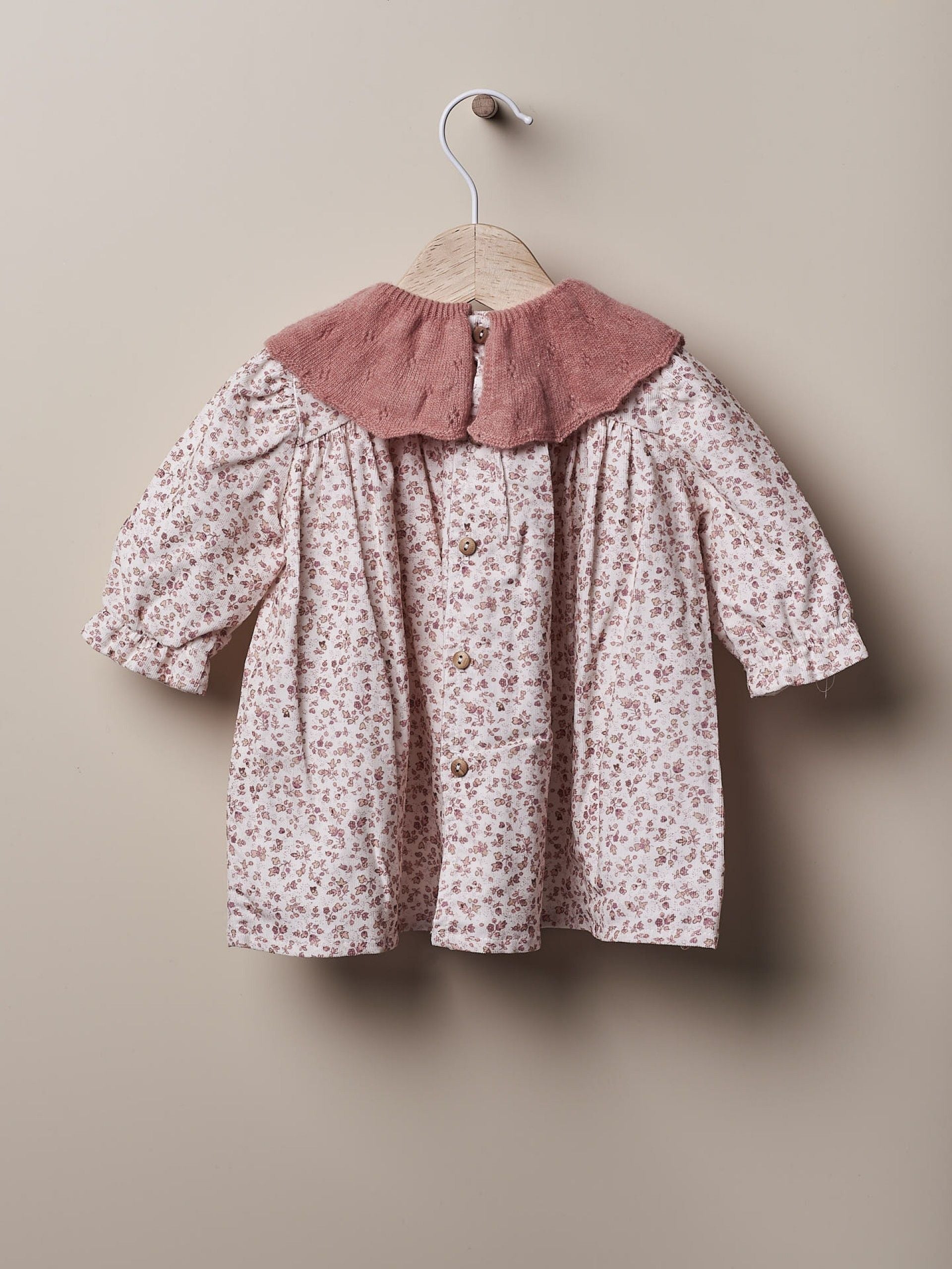 Wedoble Geblümtes Baumwollkleid | TÖNE VON GÄRTEN IM WINTER