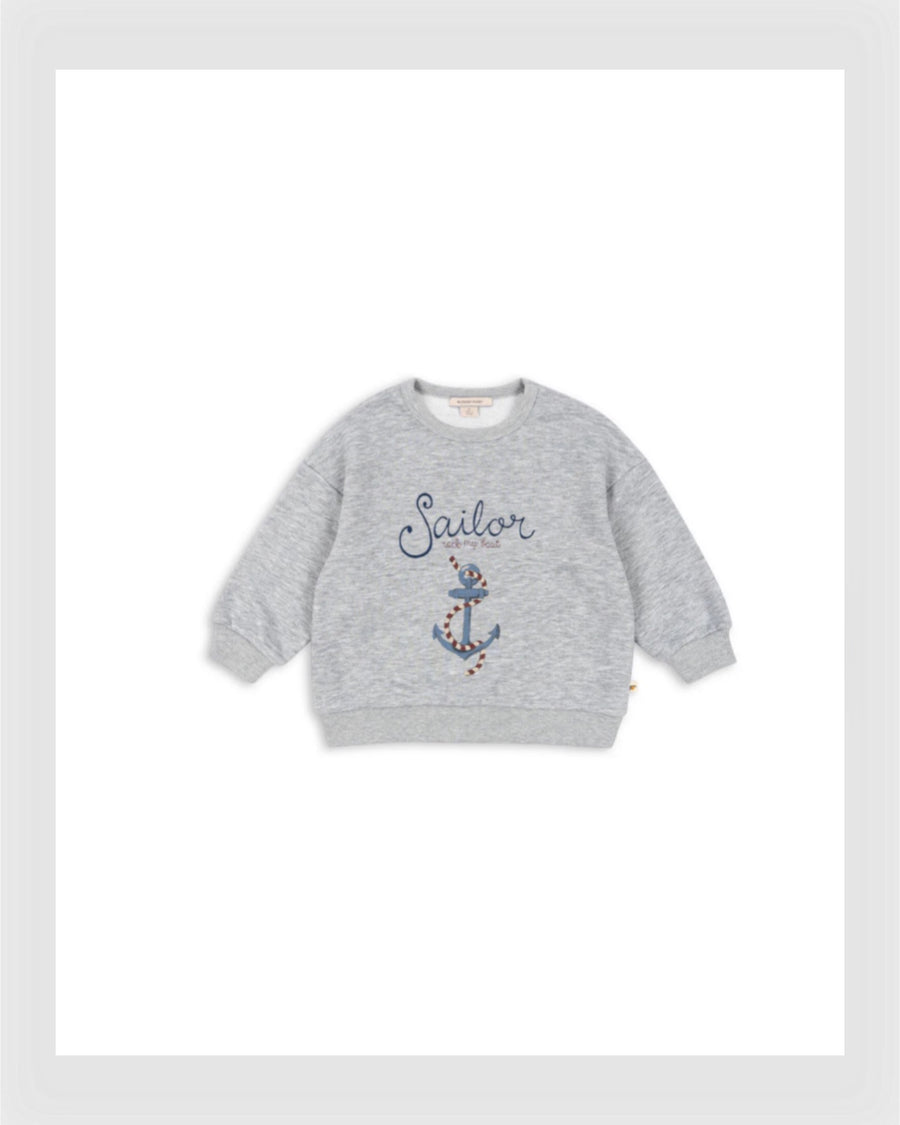 Konges Slojd Sweatshir Lou Grey Melange