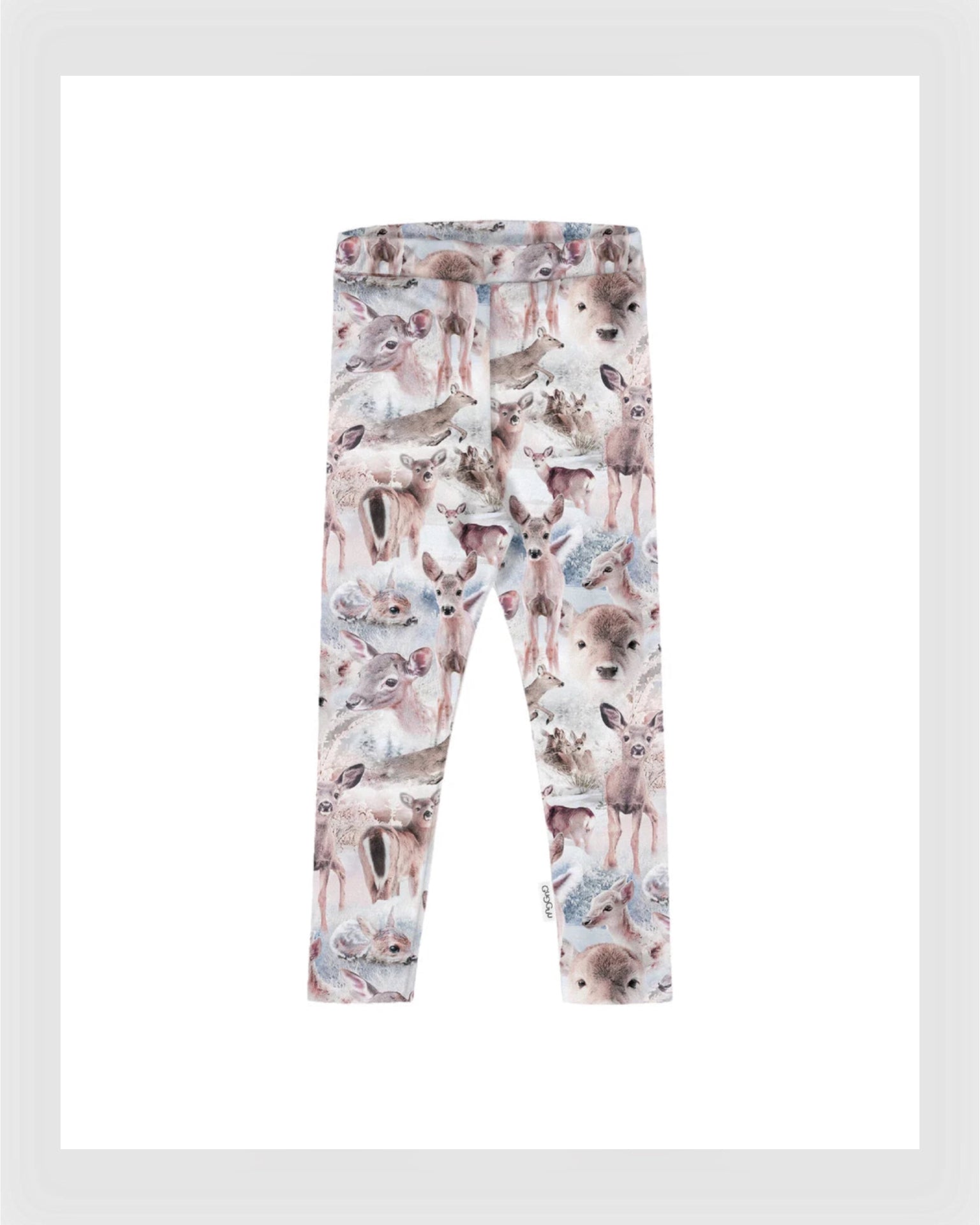 Gugguu Print Leggings Bluedeer