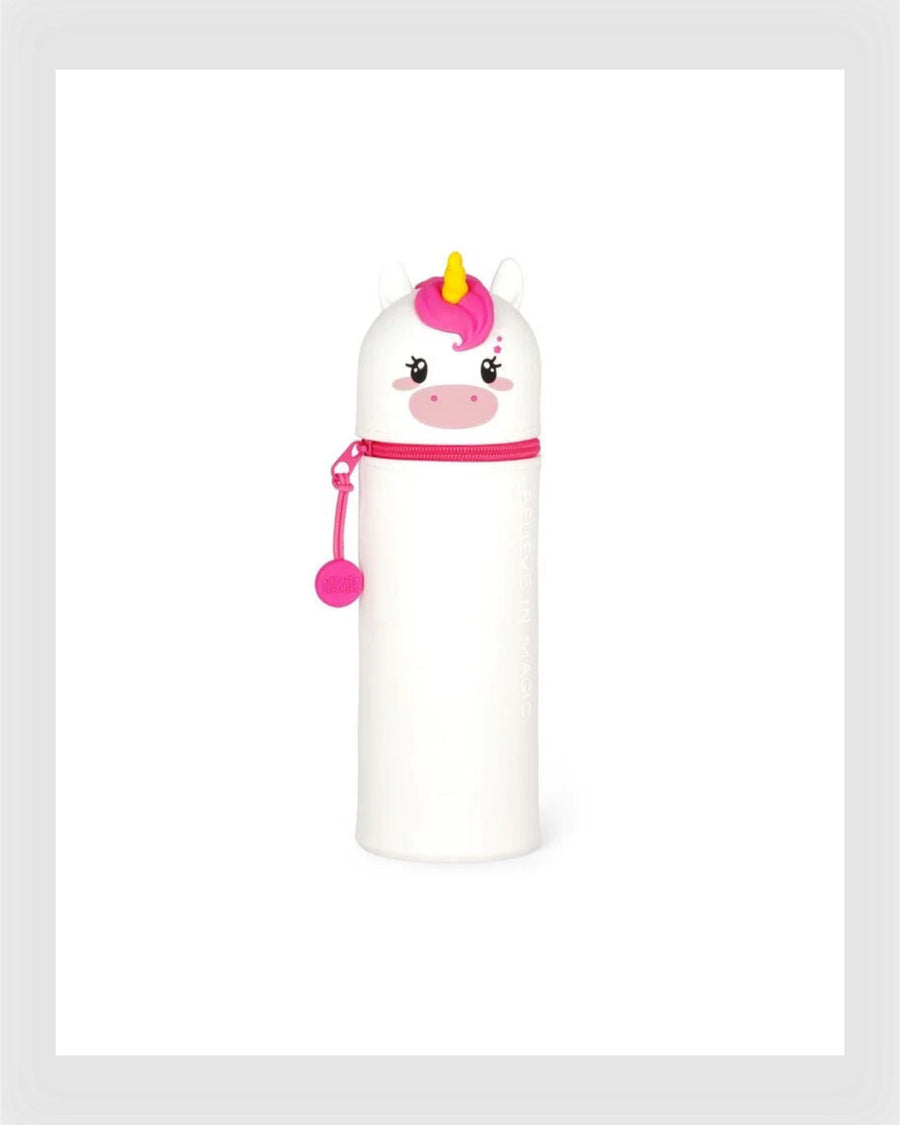 Legami 2-in-1 Silikon-Federmäppchen  - Unicorn