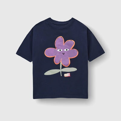 PLAYPLAY PAULY Checker Tobi BLUME T-Shirt