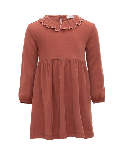 Minimalisma Kleid Artistic 2-6Y - Autumn Blush with Cloudberry contrast