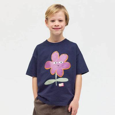 PLAYPLAY PAULY Checker Tobi BLUME T-Shirt