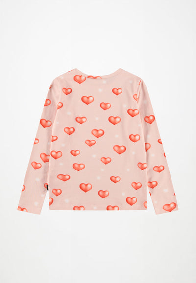 Molo Shirt Rose Airbrush Hearts