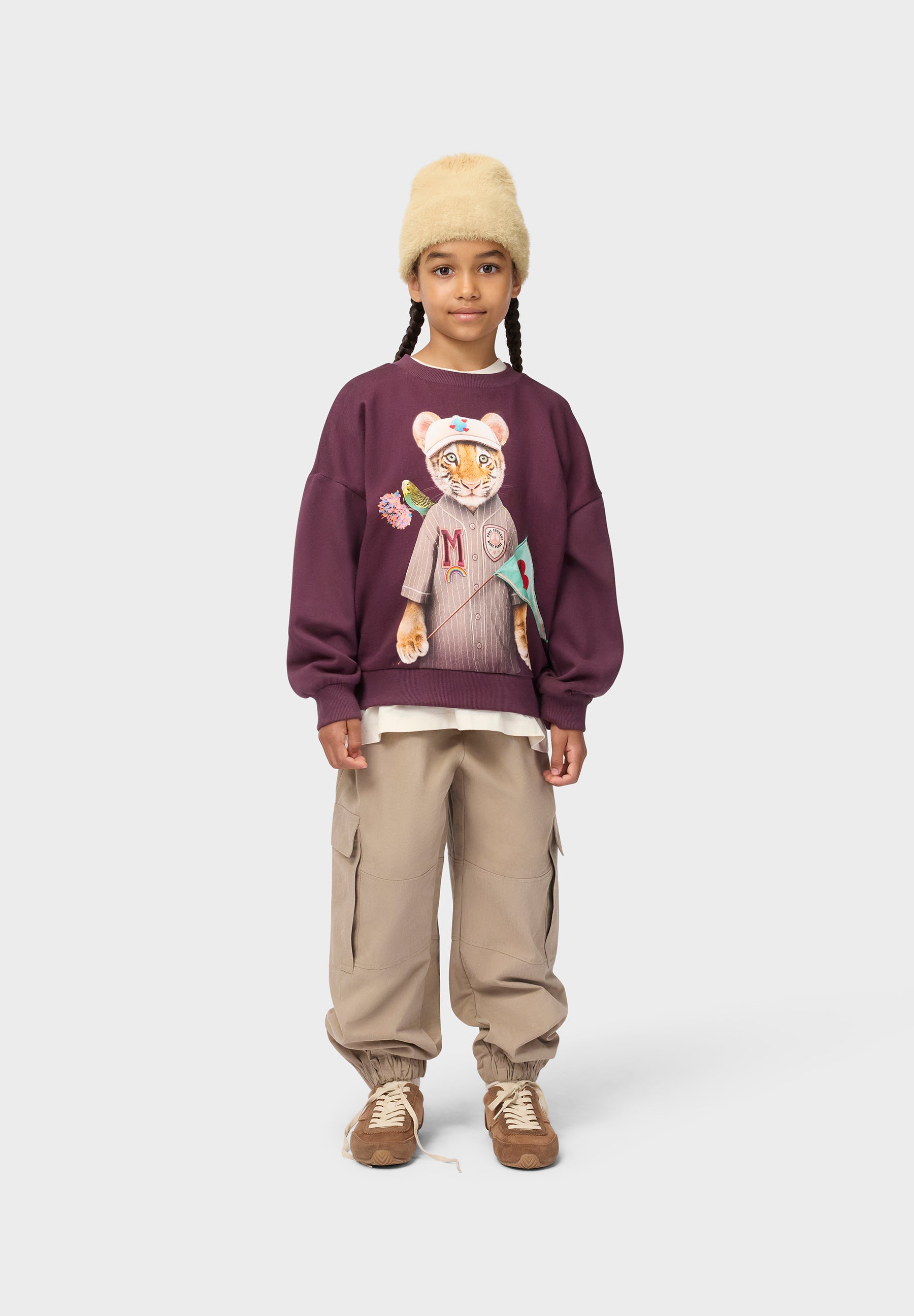 Molo Sweatshirt Maxi Sporty Tiger