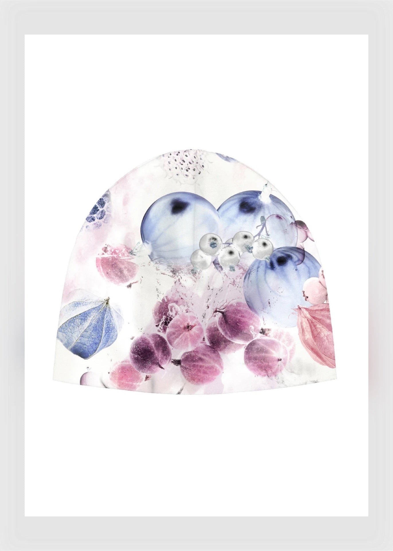 Gugguu Print Soft Beanie Berry