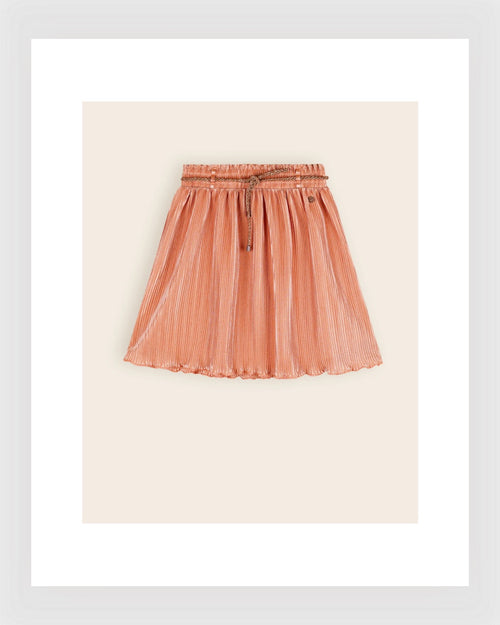 Nono Nele Plissee Rok Peach