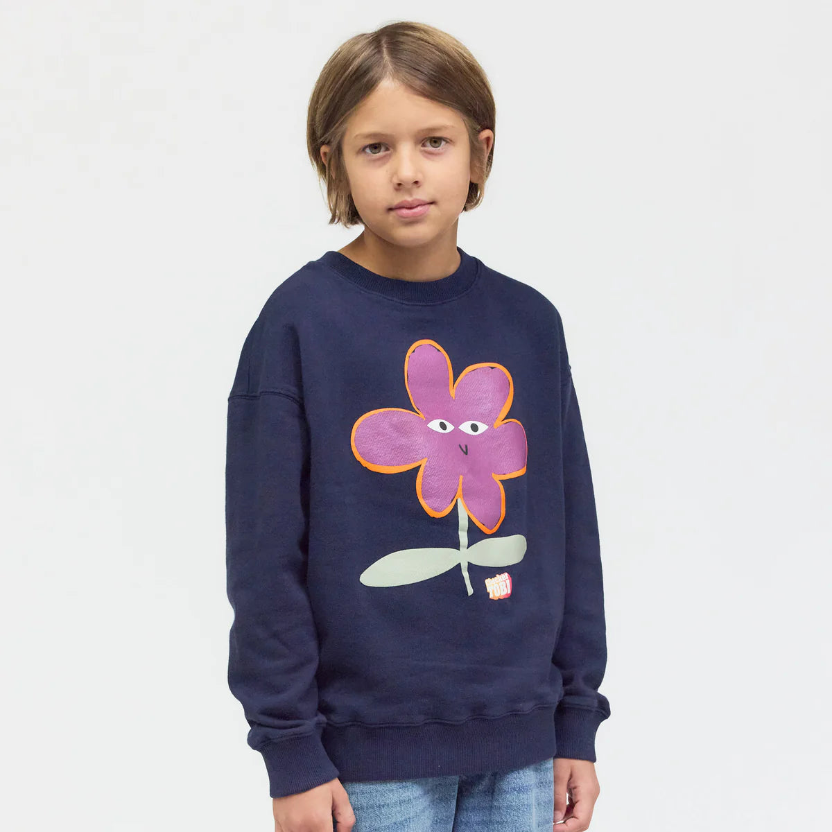 PLAYPLAY PAULY Checker Tobi Blume Sweatshirt