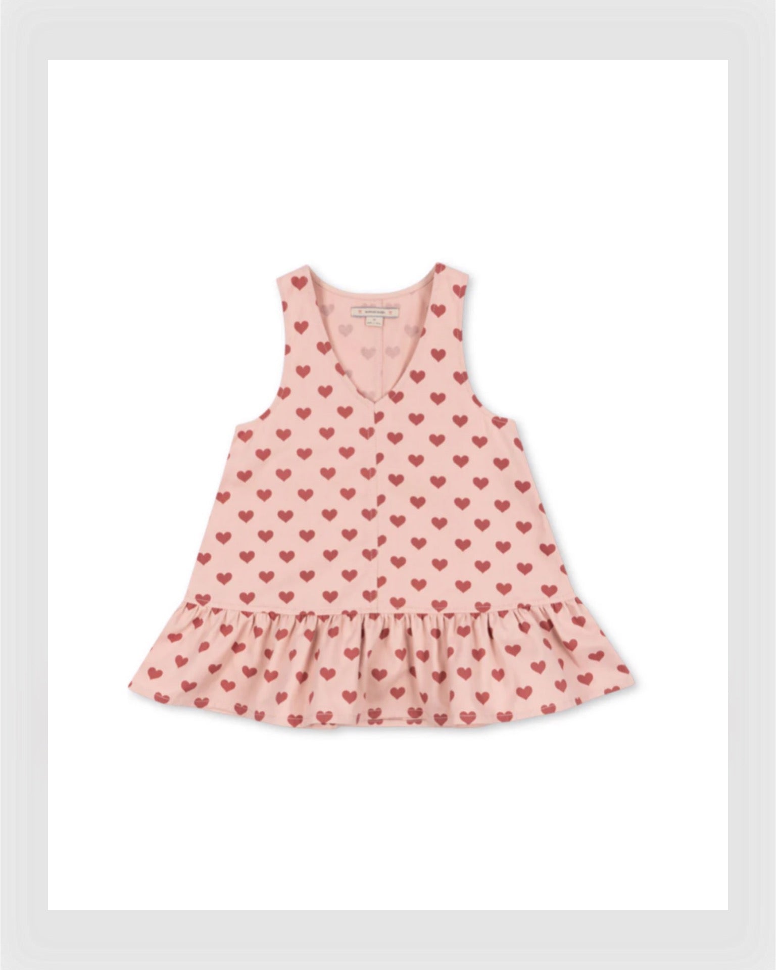 Konges Slojd Kleid Fen Amour Rouge