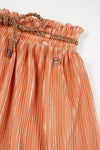 Nono Nele Plissee Rok Peach