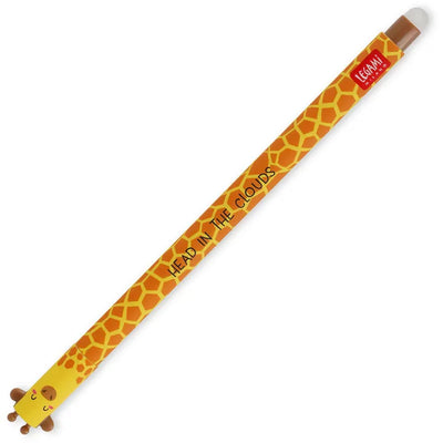 Legami Gelschreiber Giraffe - löschbar, Gehäuse bunt, Schreibfarbe schwarz