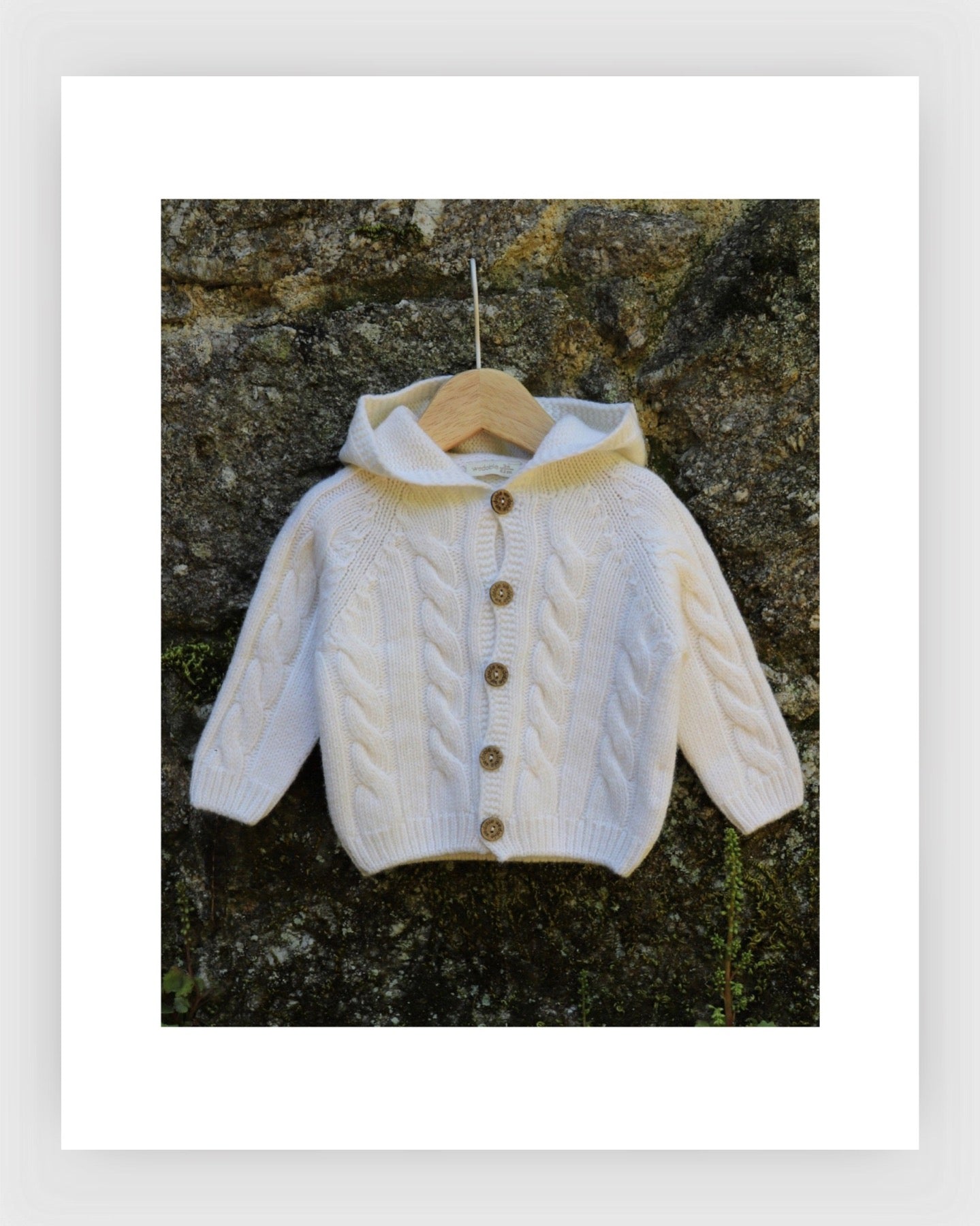 Wedoble Strickjacke mit Kapuze aus Wolle gestrickt | LIEBE IN WINTERTAGEN