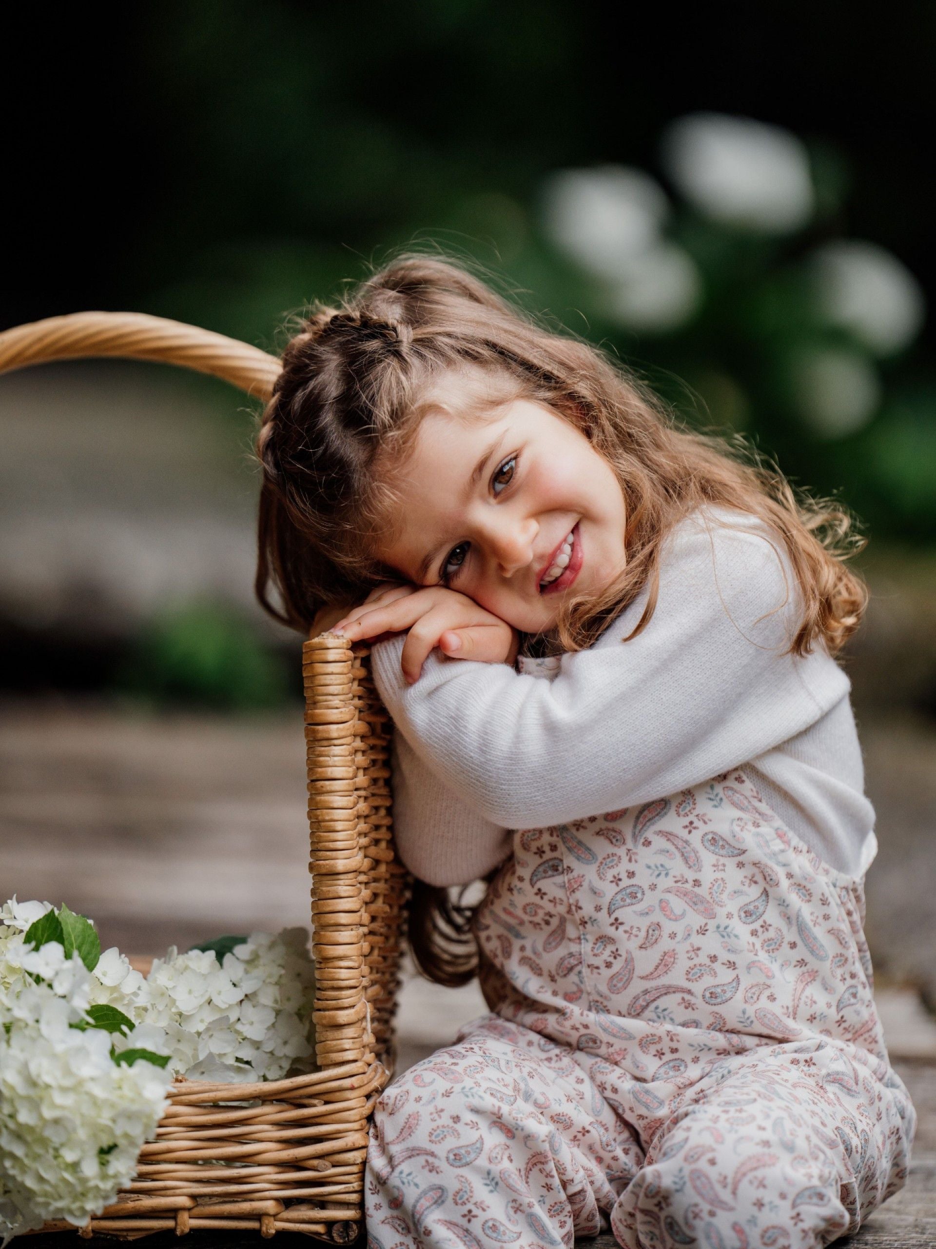 Wedoble Bedruckte Cornucopia-Latzhose | WINTERLIEBE