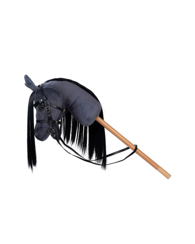 Astrup Hobby Horse Steckenpferd Grey Black geöffnetem Maul