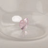 Eulenschnitt - Trinkglas Herzfigur rosa