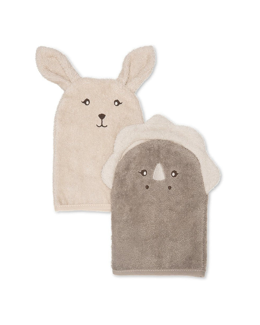 That´s Mine Waschlappen "Michi Bunny & Dino"