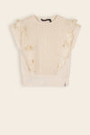 Nono Girls Shirt Pearled Ivory