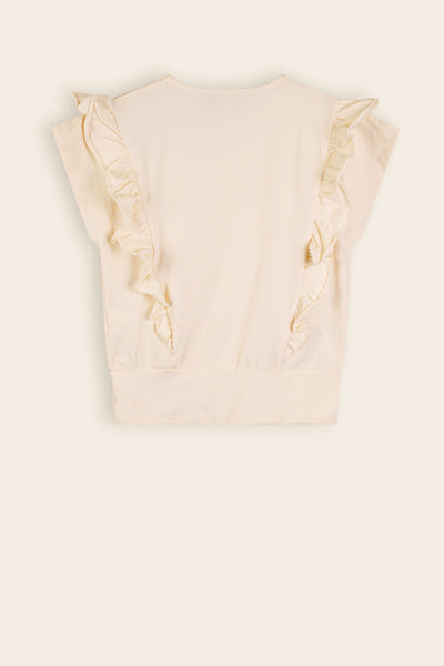 Nono Girls Shirt Pearled Ivory