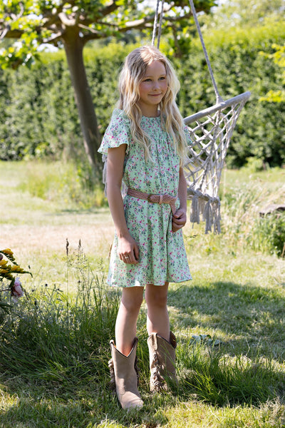 Nono Girls Kleid Meadow Green