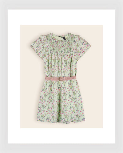 Nono Girls Kleid Meadow Green