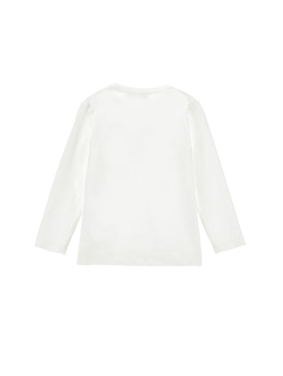 Monnalisa - Teddy-Schleifen-bedrucktes T-Shirt