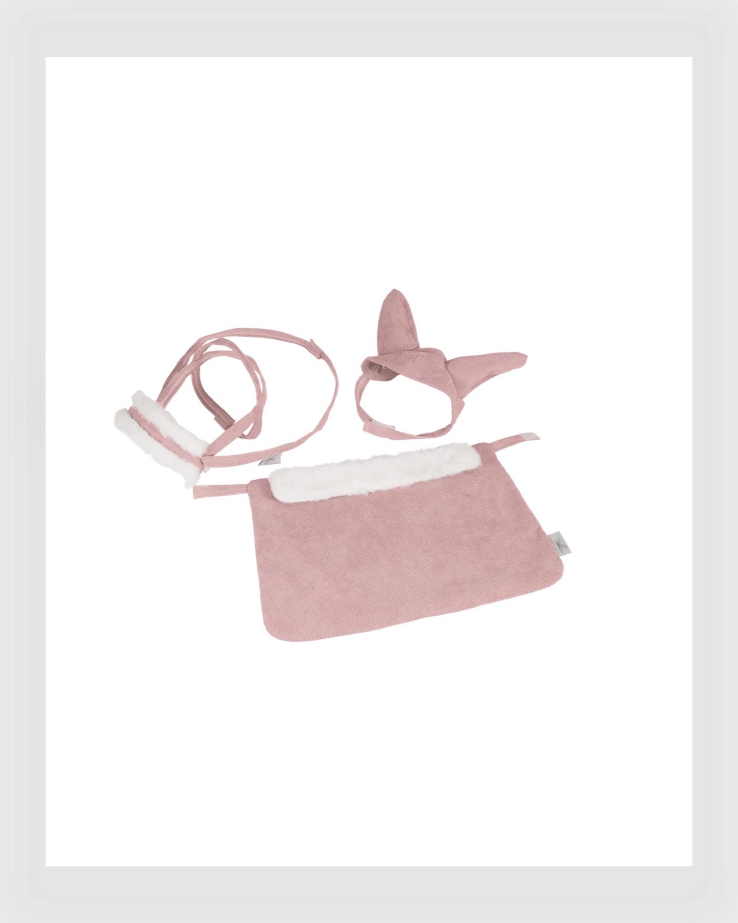 Astrup - Hobbyhorse BLANKET AND BONNET – DUSTY ROSE