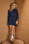 Nono Kleid Navy Blümchen