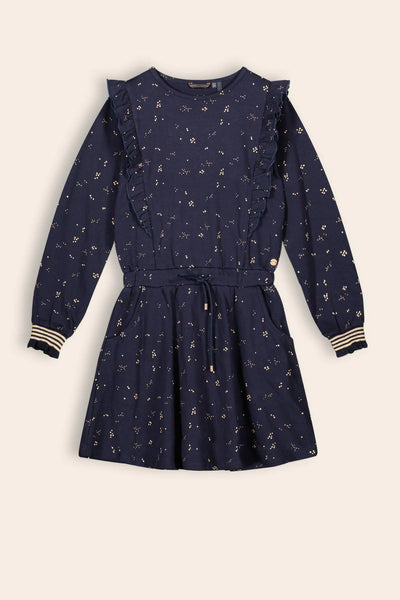 Nono Kleid Navy Blümchen