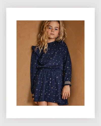 Nono Kleid Navy Blümchen